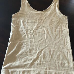 White House Black Market Beige Tank Top